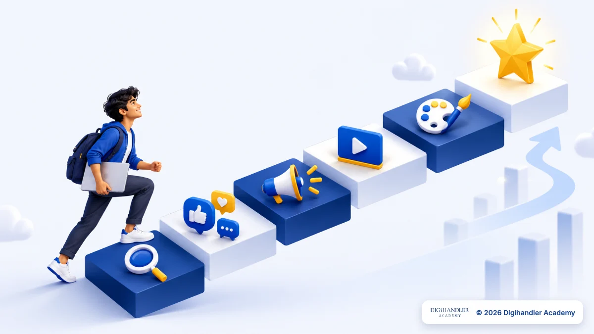 Digital Marketing Roadmap 2026: How to Learn It From Scratch