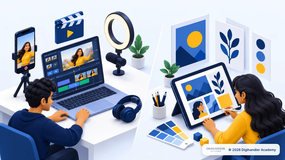 Video Editing vs Graphic Design: Which Should You Learn in 2026?