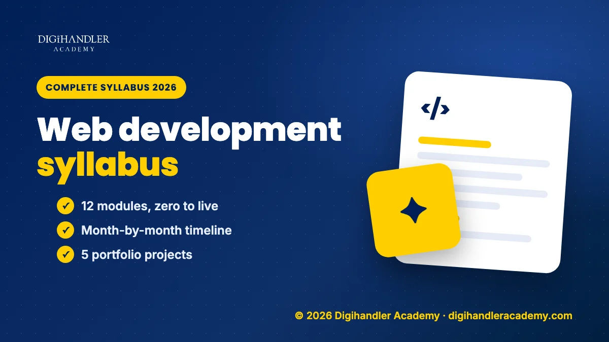 Web Development Syllabus 2026: Complete Roadmap for Beginners
